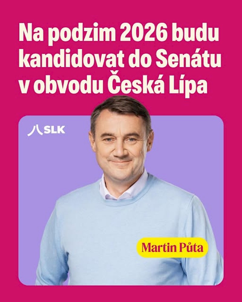 image Martin Půta bude kandidovat do Senátu za Českolipsko